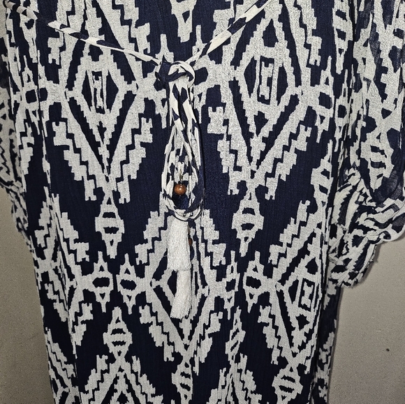 NWT Tory Burch Katherine Dress Medium Cold Shoulder Maxi - Picture 8 of 10